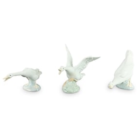 Grouping of Lladro Porcelain Ducks