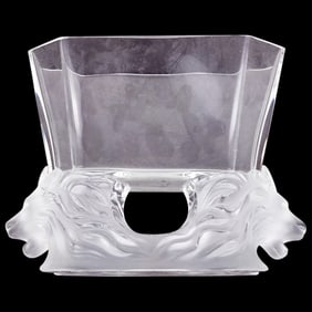 Lalique "Venise" Crystal Vase