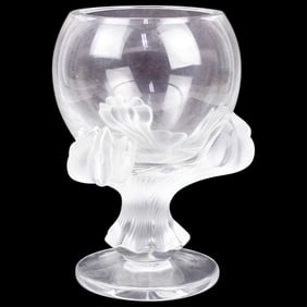 Lalique "Bagheera" Crystal Vase