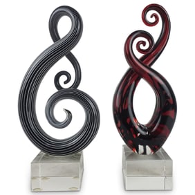 Grouping of Murano Style Sculptures