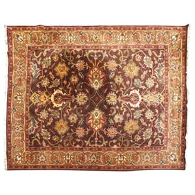 Semi Antique Indian Wool Rug