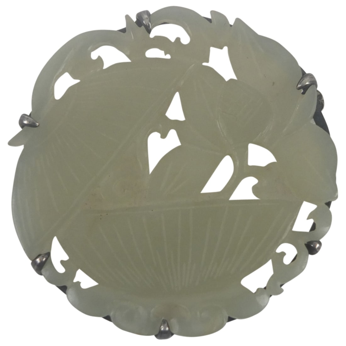 Antique Chinese Celadon Jade Pendant (1 of 2)