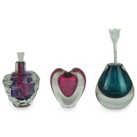 Grouping of Vintage Art Glass Tableware