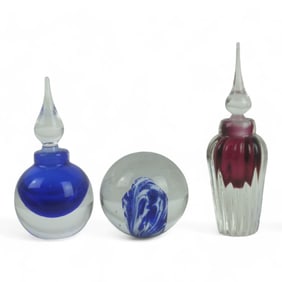 Grouping of Art Glass Tableware