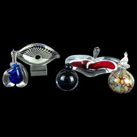 Grouping of Vintage Art Glass Tableware