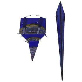 Grouping of Vintage Art Glass Hanging Sculptures