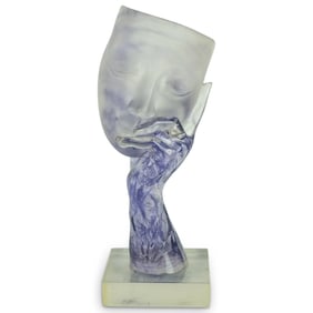 Vintage Lucite Opera Mask Sculpture