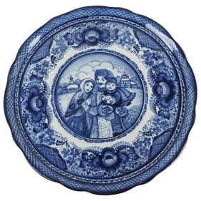 Large Russian Porcelain Platter