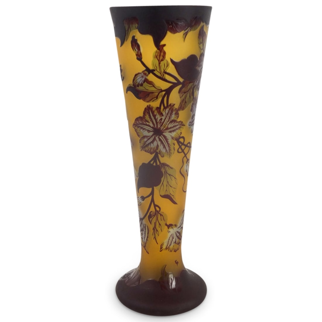 Galle Cameo Glass Vase (1 of 5)