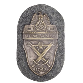 German WWII Demjansk Shield