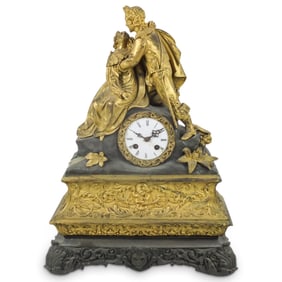 Antique French Louis XVI Style Mantle Clock