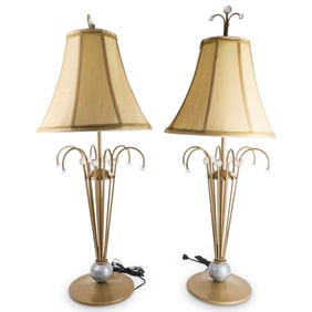 Pair of Modern Waterfall Lamps
