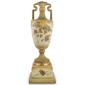 Antique Ernst Wahliss Royal Vienna Porcelain Vase
