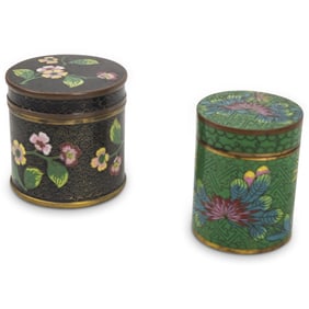 Grouping of Chinese Cloisonné Boxes
