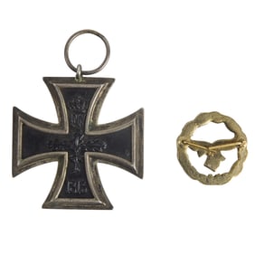 Grouping of German WWII Military Items