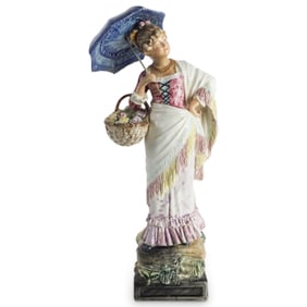 Antique Continental Porcelain Figurine