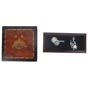 Grouping of Vintage Wooden Boxes