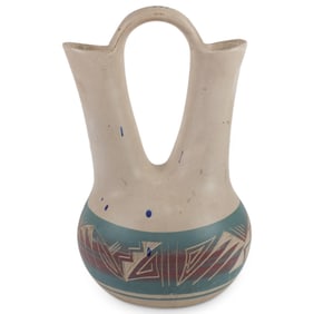Large Native American Navajo Vessel