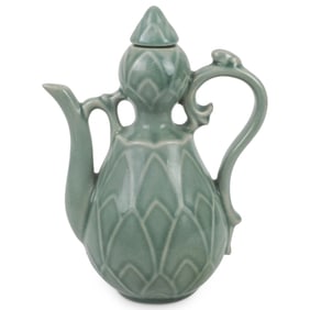 Vintage Korean Porcelain Pitcher