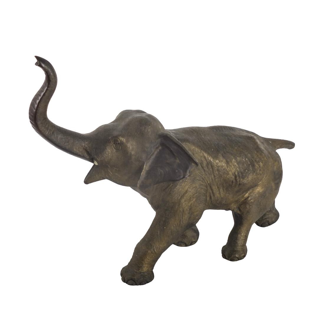 19th C. Japanese Bronze Elephant Sculpture (1 of 6)