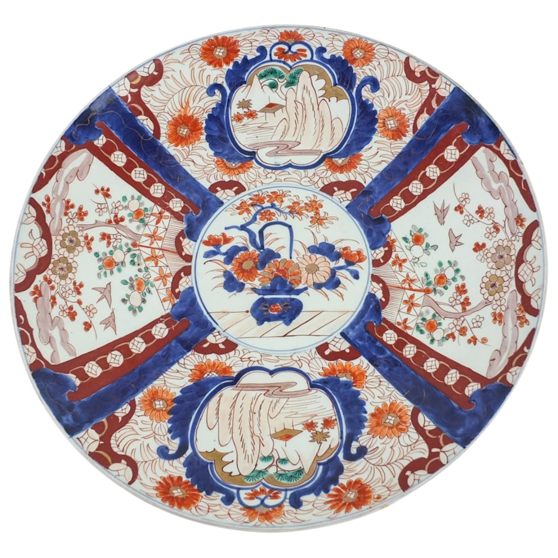 Large Antique Japanese Imari Charger (1 of 5)