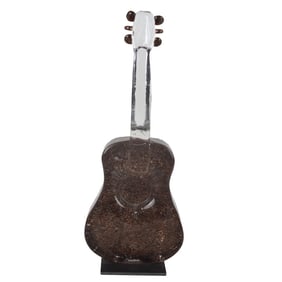 Kosta Boda "Elvis Presley" Guitar Sculpture