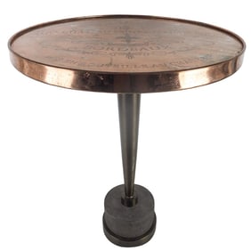 Vintage Chateau Saint German Copper Table