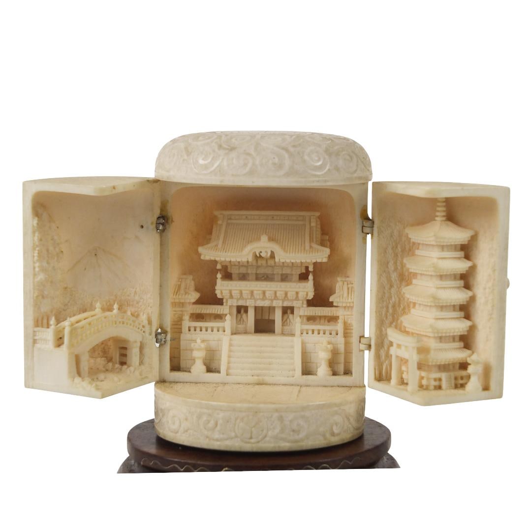 Antique Japanese Pagoda Sculpture (1 of 5)