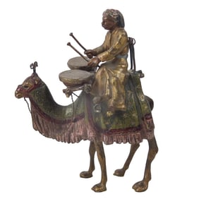Antique Bergman Style Miniature Bronze
