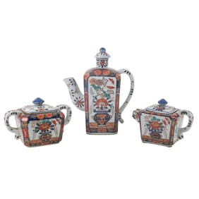 Antique Japanese Imari Coffee Set