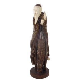 19th C. Japanese Carved Okimono Figurine
