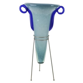 Large Murano Art Glass Vase