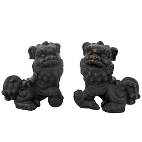 Pair of Chinese Foo Dogs