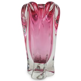 Vintage Murano Art Glass Vase