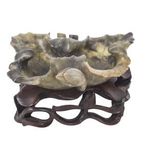 Antique Chinese Jade Brush Washer