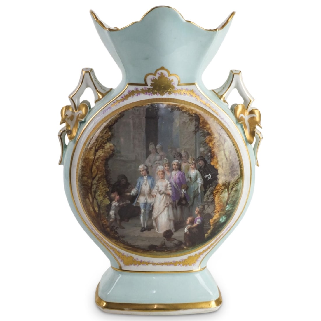 Antique Old Paris Porcelain Vase (1 of 5)