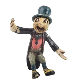 Antique Jiminy Cricket Figure