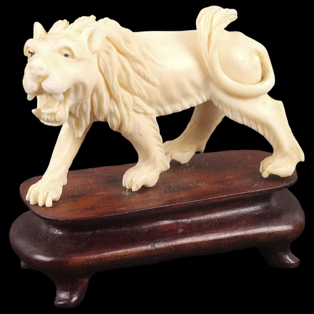 Antique European Carved Figurine (1 of 5)