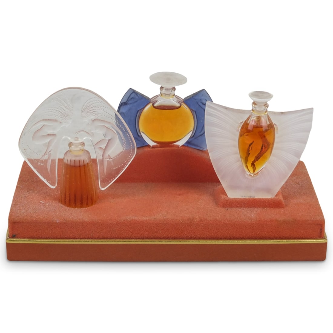 Set of Lalique Miniature Perfume Bottle (1 of 3)