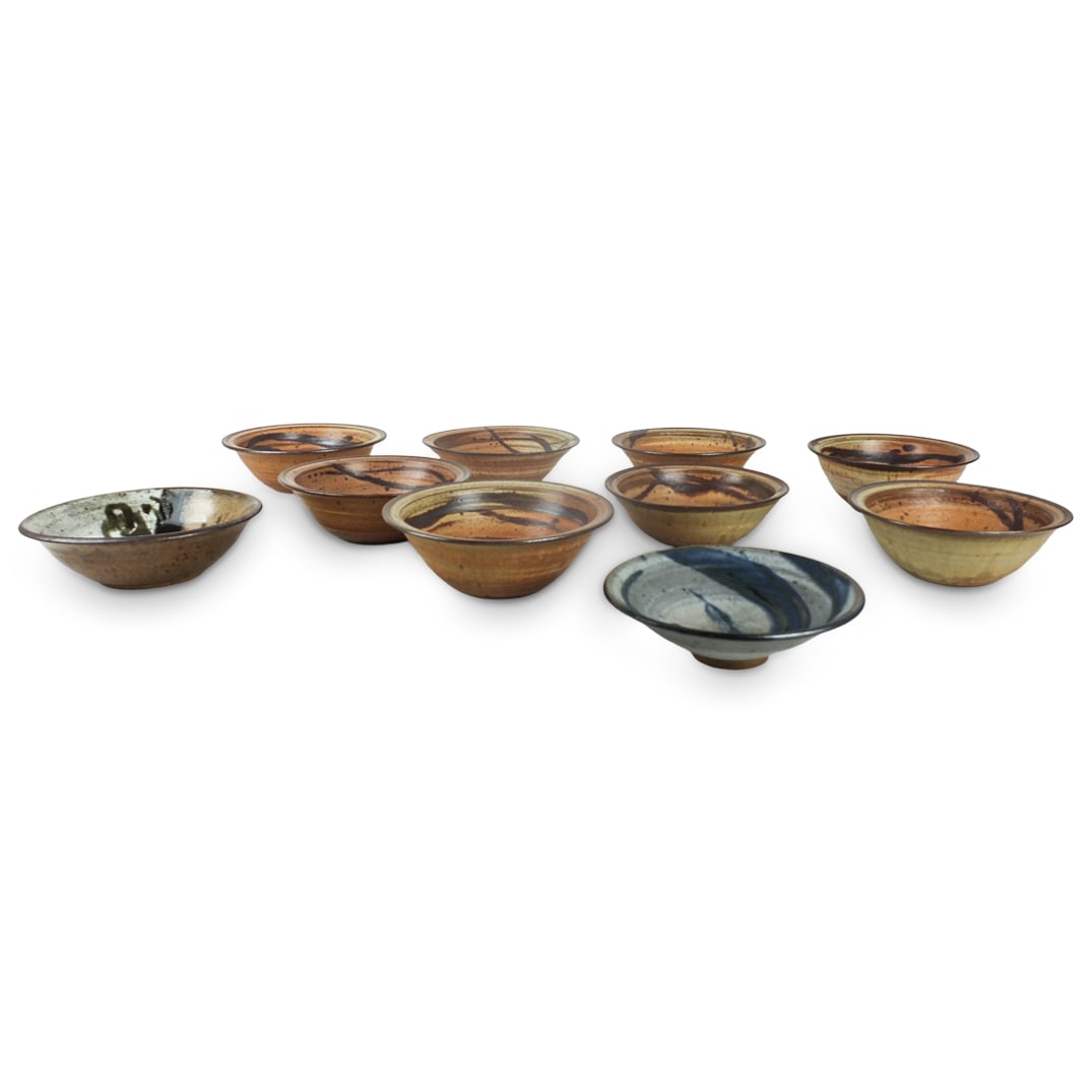 Grouping of Raymond Gallucci Pottery Bowls (1 of 3)