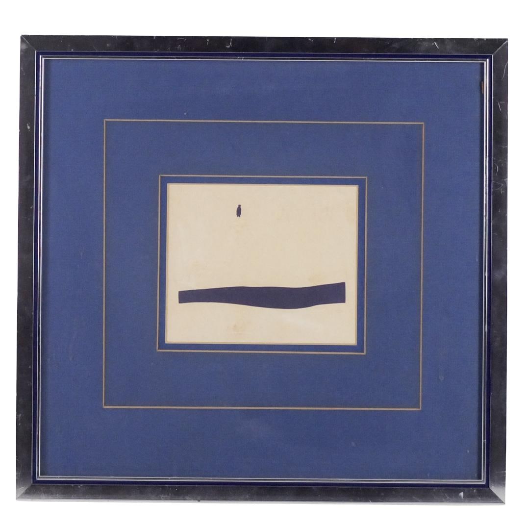 David Shapiro, American (1916 - 2005): David Shapiro, American (1916 - 2005) Etching on Paper "Winter Walk" Unsigned. Sight measures 5" x 5-7/8". Frame measures 14-3/4" x 15-1/2". Condition: Toning to the paper otherwise good condition. Es