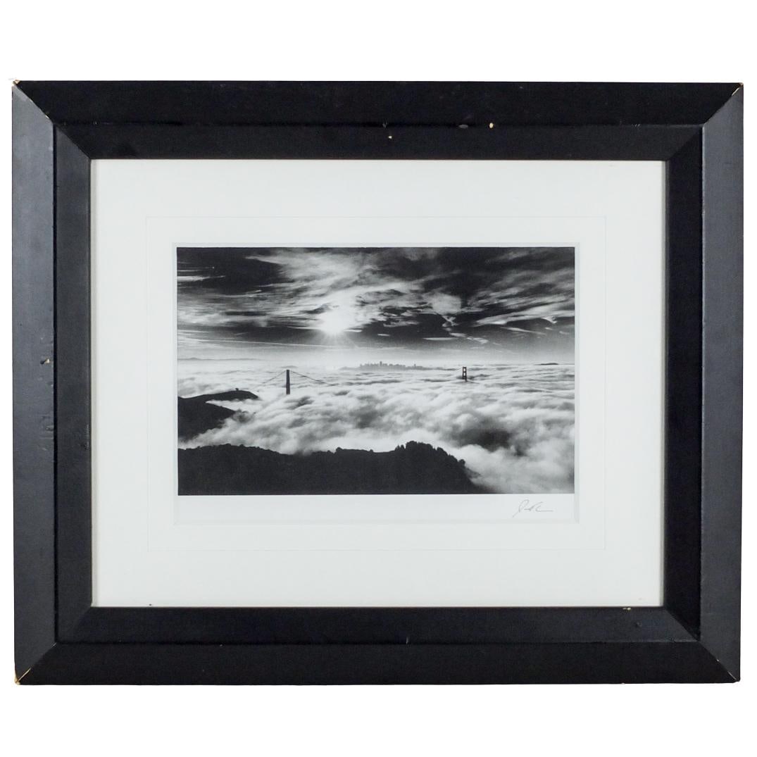 Jesse Kalisher (20th Century): Jesse Kalisher (20th Century) Photogravure on Paper "California Bridge" Signed Lower Right. COA en verso. 6-1/2" x 9-1/4". Frame measures 14-1/4" x 17-1/4". Condition: Good condition. Estimate 50 - 15