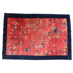 Antique Chinese Art Deco Rug