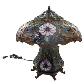 Tiffany Style Stained Glass Lamp