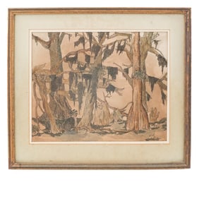 Attrib: Natalia Sergeevna Goncharova (1881 - 1962)