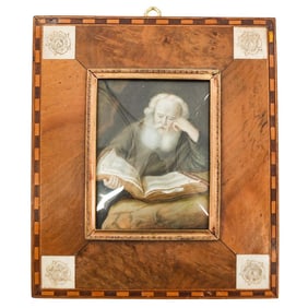 Antique Miniature Portrait by Salomon Koninck