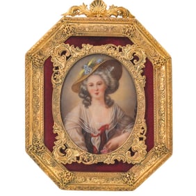 Antique Framed Miniature Portraits