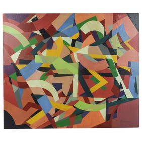 Attrib: Werner Drewes, American (1899 - 1985) (1 of 5)