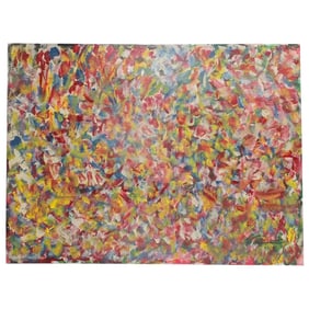 Large Modern Acrylic on Canvas