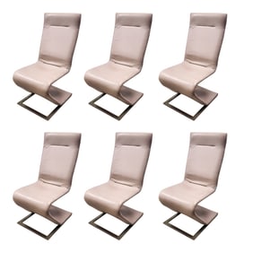 Roger Rougier (20th Century) Dinning Chairs